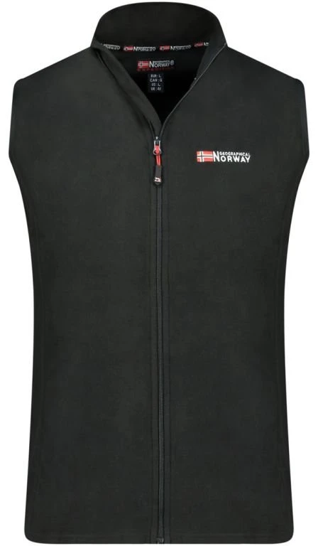 Vyriška flisinė liemenė Geographical Norway, juoda