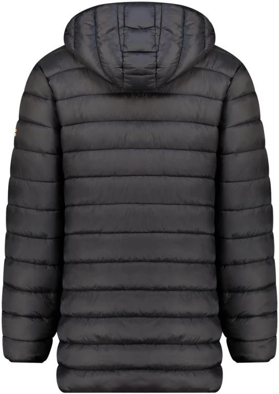 Vyriška ilga striukė su gobtuvu Geographical Norway, juoda