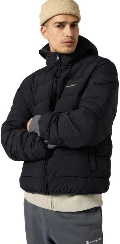 Vyriška juoda Champion gobtuvinė striukė 221548 KK001