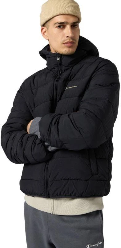 Vyriška juoda Champion gobtuvinė striukė 221548 KK001