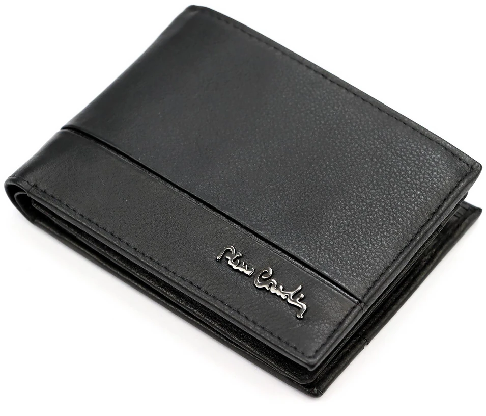 Vyriška odinė piniginė Pierre Cardin YS605 8806 juoda