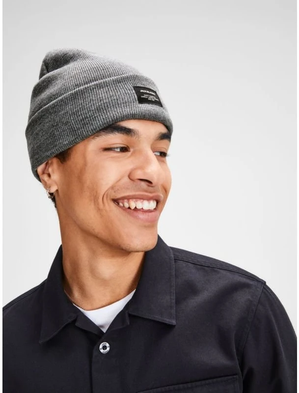 Vyriška kepurė Jack & Jones Jacdna Beanie, pilka