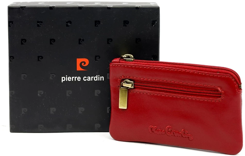 Vyriška natūralios odos piniginė Pierre Cardin, 11 × 6,5 cm