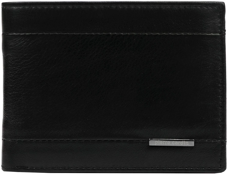 Vyriška natūralios odos piniginė Pierre Cardin TILAK83 8806, juoda