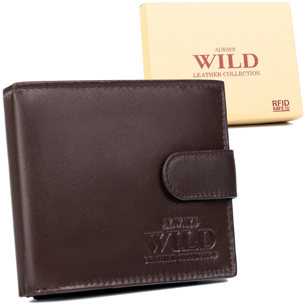 Always Wild „Wild su“ RFID odinė vyriška piniginė