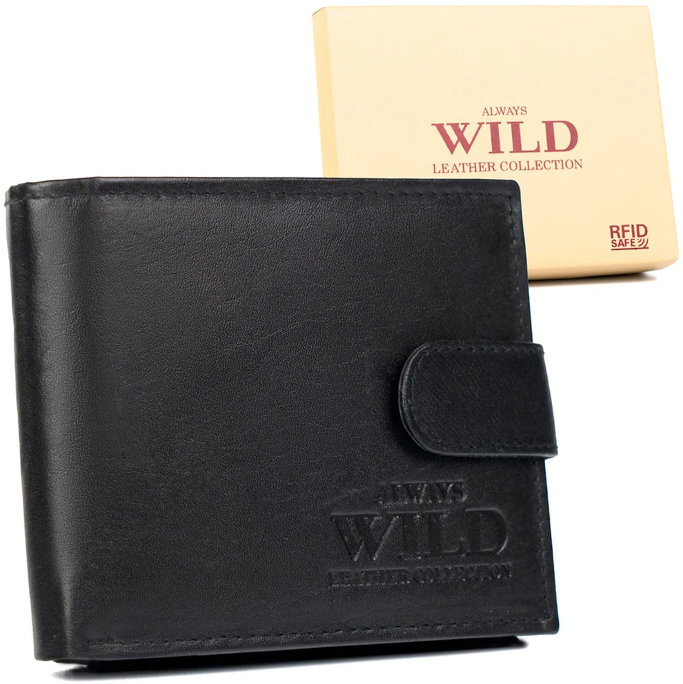 Always Wild „Wild su“ RFID odinė vyriška piniginė