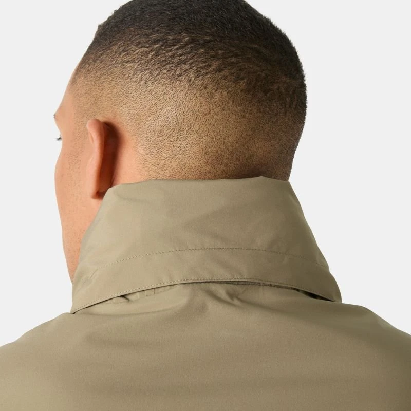 Vyriška neperšlampama striukė Helly Hansen Smogen Insulated Rain Jacket, smėlio spalvos