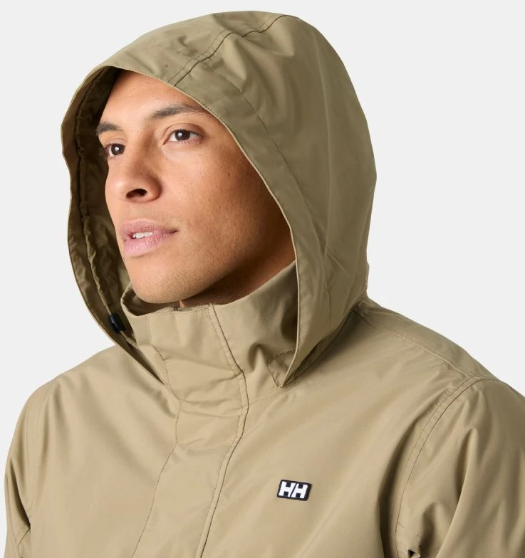 Vyriška neperšlampama striukė Helly Hansen Smogen Insulated Rain Jacket, smėlio spalvos