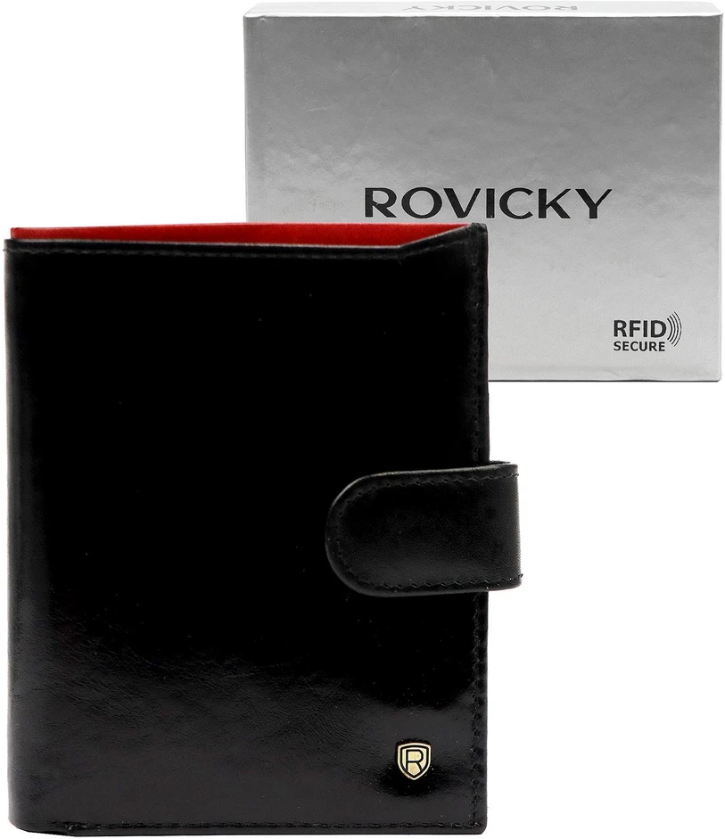 Rovicky N4L-RVT-2 RFID odinė vyriška piniginė
