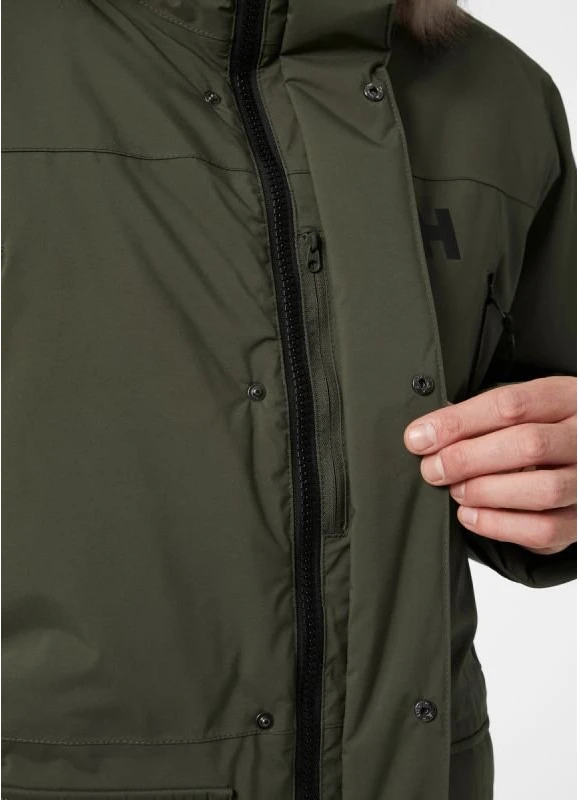 Vyriška pašiltinta parka Helly Hansen Reine Parka, žalia