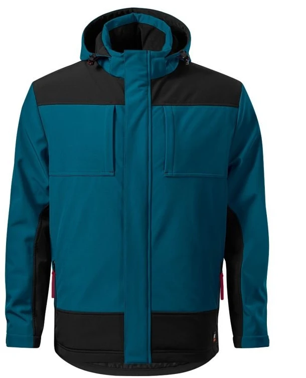 Vyriška pašiltinta softshell striukė Rimeck Vertex, mėlyna