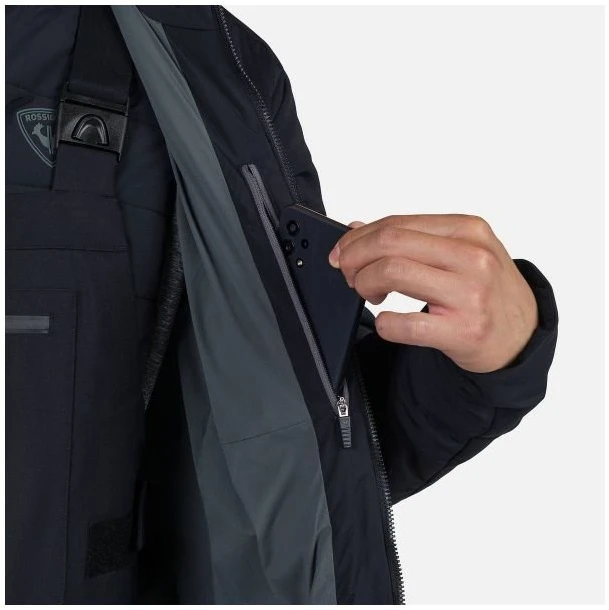 Vyriška pašiltinta striukė Rossignol Opside Warm, juoda