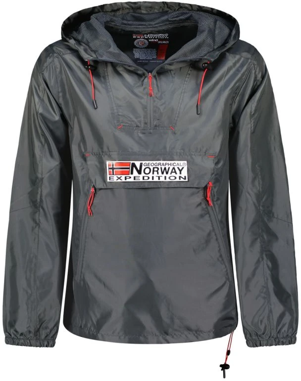 Vyriška pavasarinė striukė Geographical Norway Choupa, tamsiai pilka