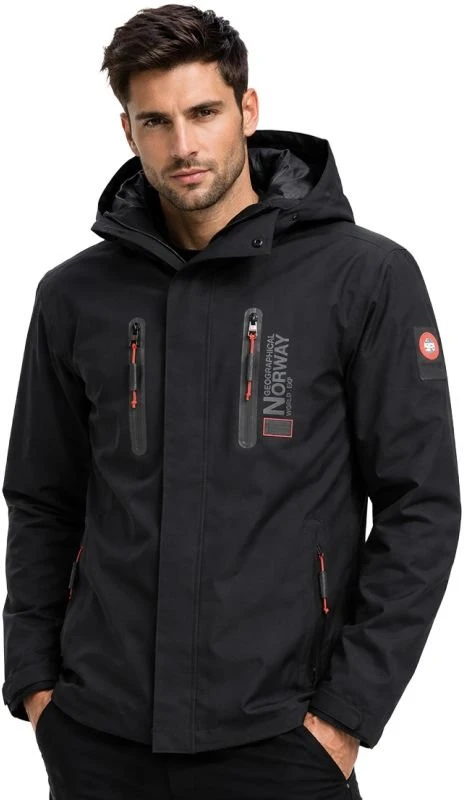 Vyriška pereinamojo sezono striukė Geographical Norway, juoda