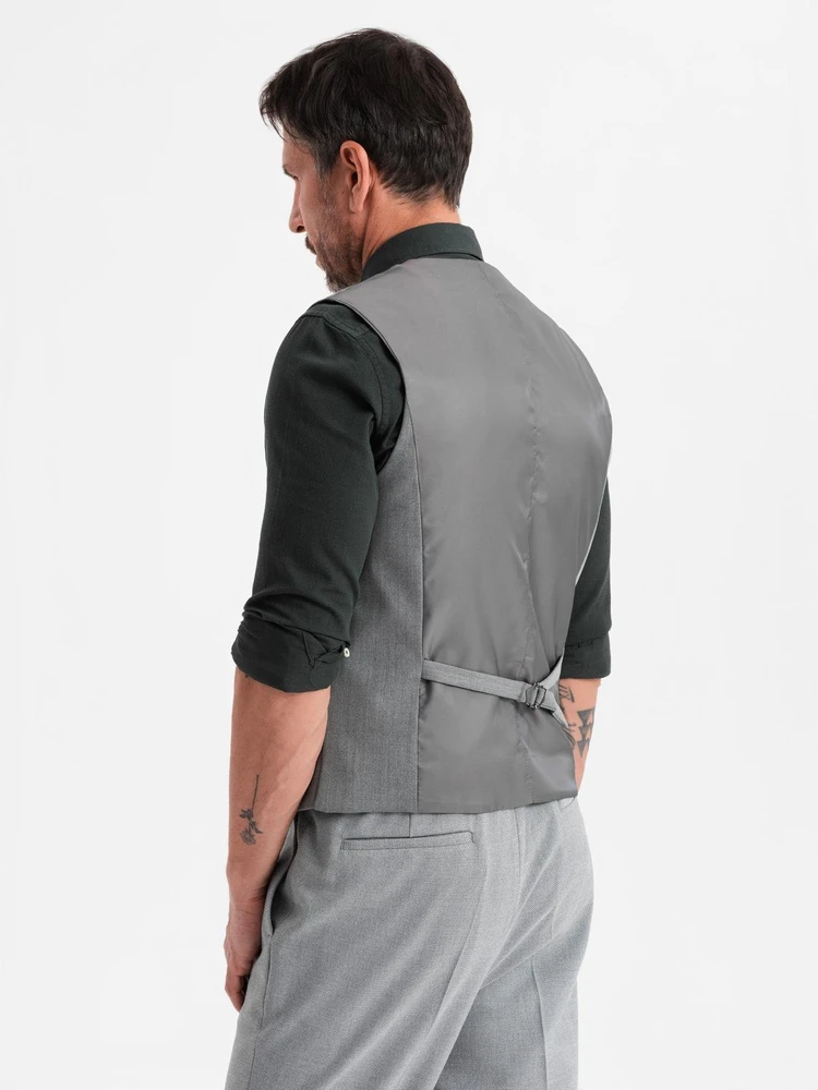 Vyriška pilka liemenė slim fit
