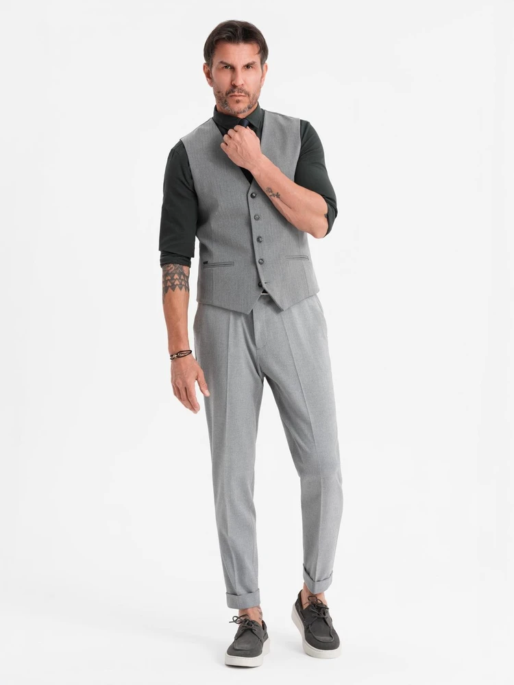 Vyriška pilka liemenė slim fit