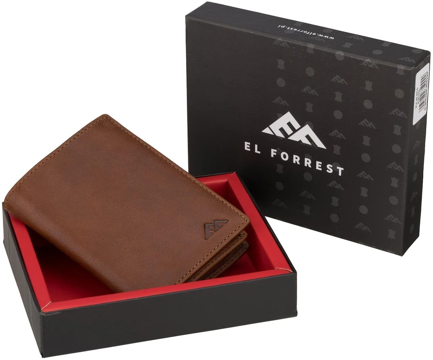 Vyriška piniginė iš natūralios odos EL FORREST