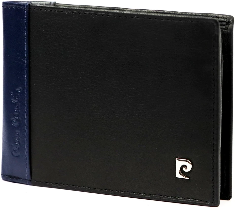Natūralios odos vyriška piniginė Pierre Cardin TILAK30 8806, juoda/raudona