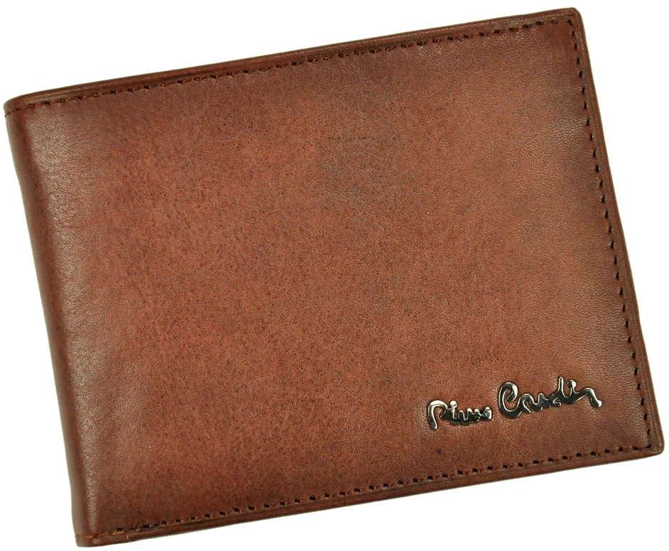 Vyriška odinė piniginė Pierre Cardin Tilak50 8805 su RFID apsauga, juodos spalvos
