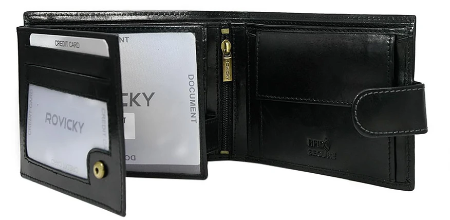 Vyriška piniginė Rovicky N992L-RVTP RFID