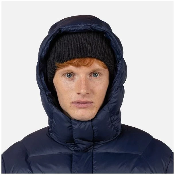 Vyriška pūkinė striukė Rossignol Aretu Down Hoodie, tamsiai mėlyna