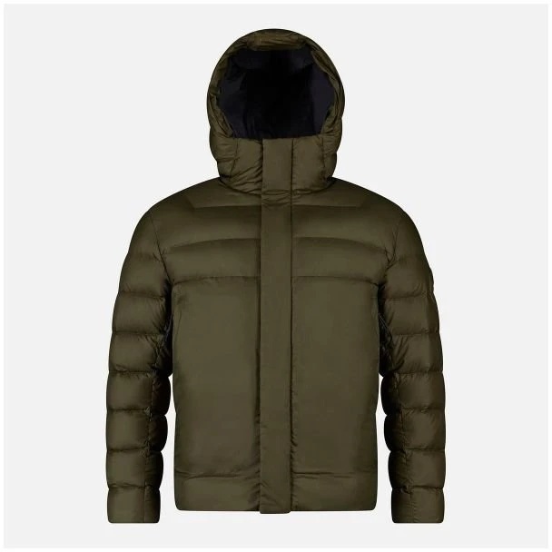 Vyriška pūkinė striukė su gobtuvu Rossignol Aretu Down Hoodie, žalia