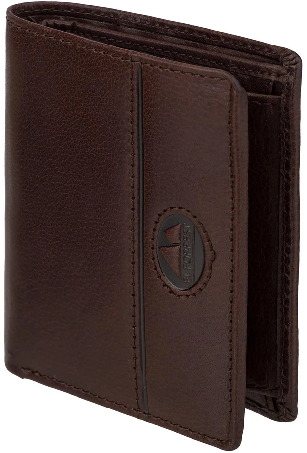 Vyriška ruda odinė piniginė EL FORREST