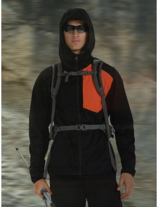 Vyriška softshell striukė 4F, juoda