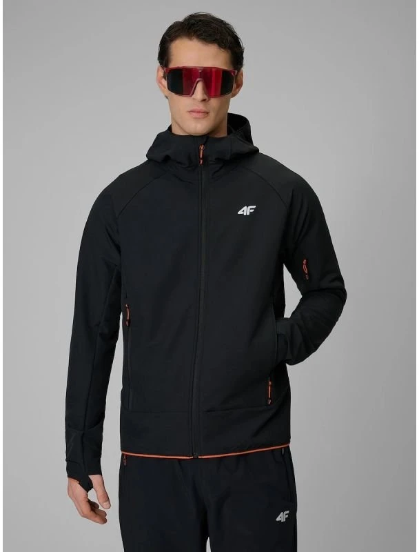 Vyriška softshell striukė 4F, juoda
