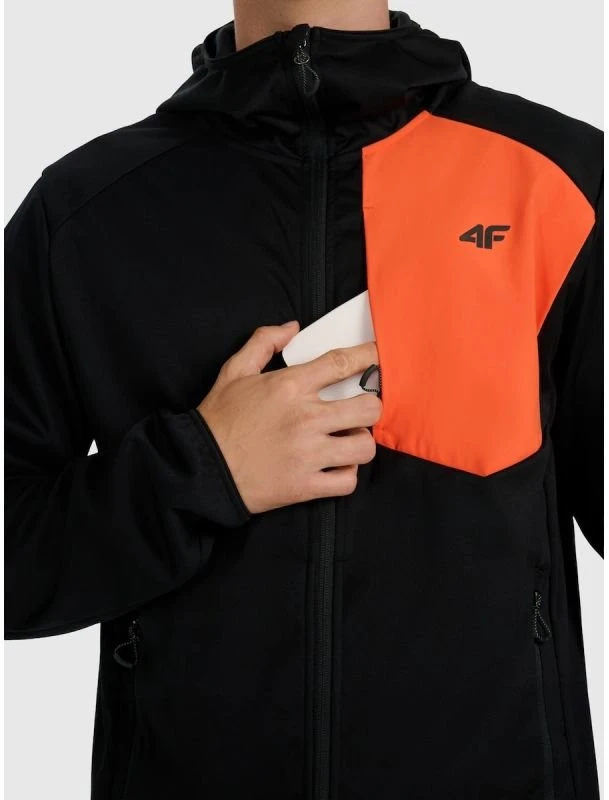 Vyriška softshell striukė 4F, juoda