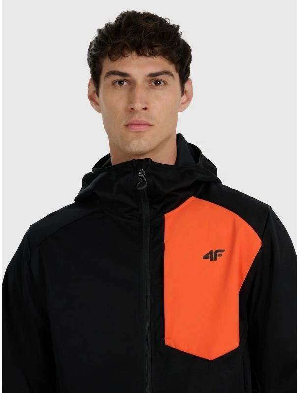 Vyriška softshell striukė 4F, juoda
