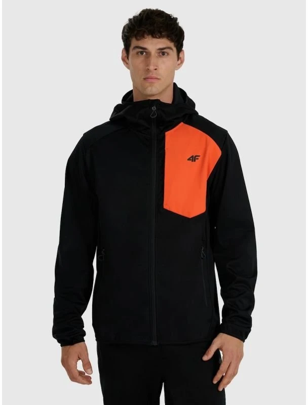 Vyriška softshell striukė 4F, juoda