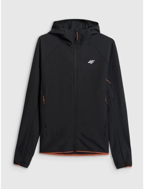 Vyriška softshell striukė 4F, juoda