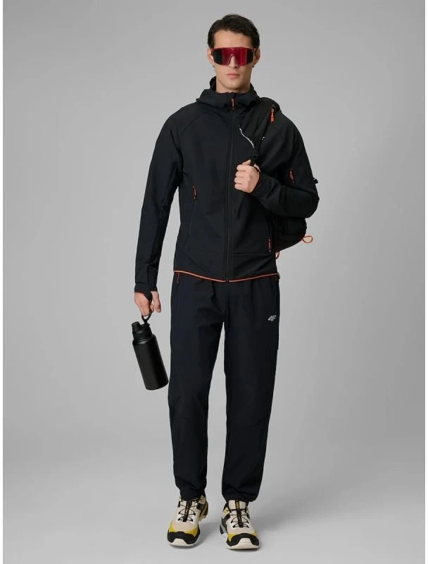 Vyriška softshell striukė 4F, juoda