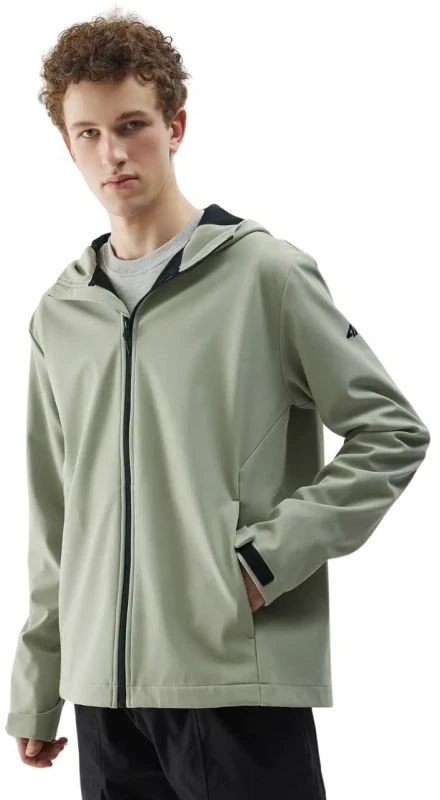 Vyriška softshell striukė 4F M324, alyvuogių