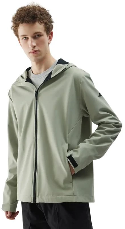 Vyriška softshell striukė 4F M324, alyvuogių
