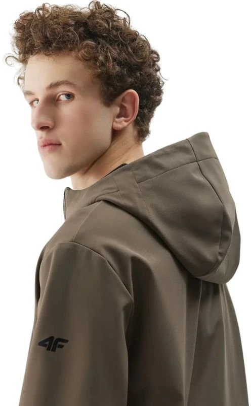 Vyriška softshell striukė 4F M324, ruda