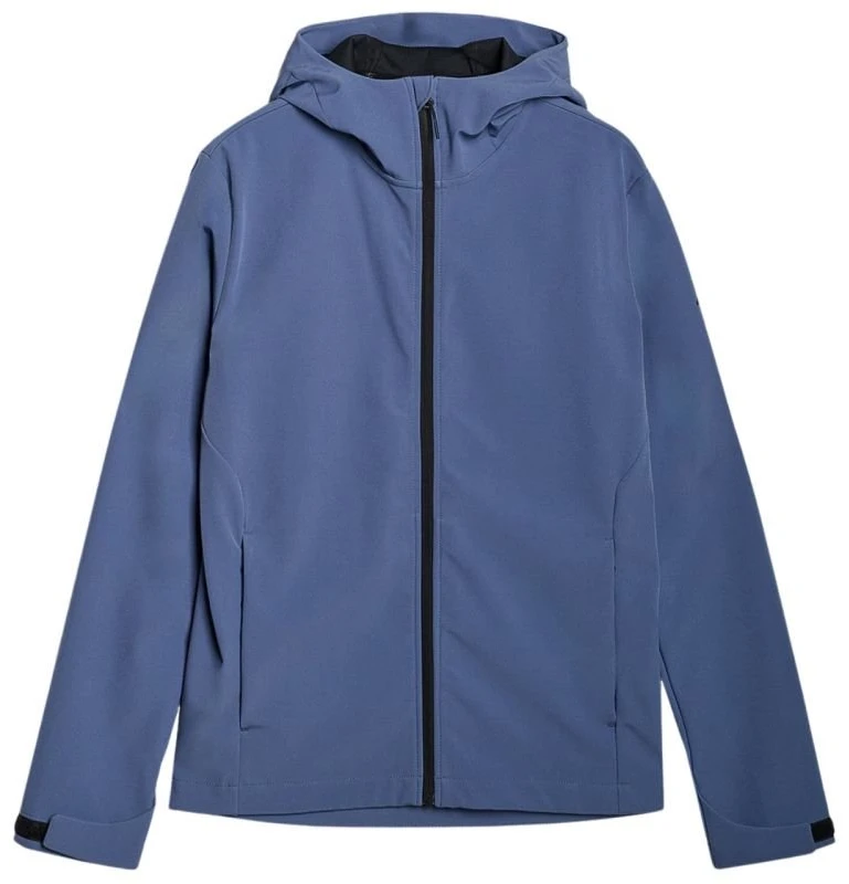 Vyriška softshell striukė 4F M324 su NeoDry membrana, džinsinė