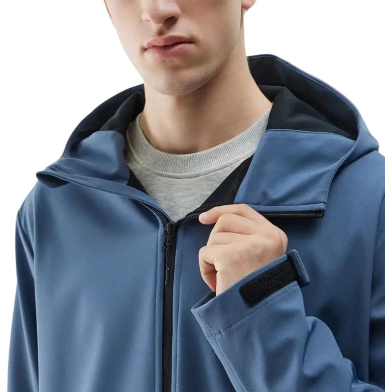 Vyriška softshell striukė 4F M324 su NeoDry membrana, džinsinė
