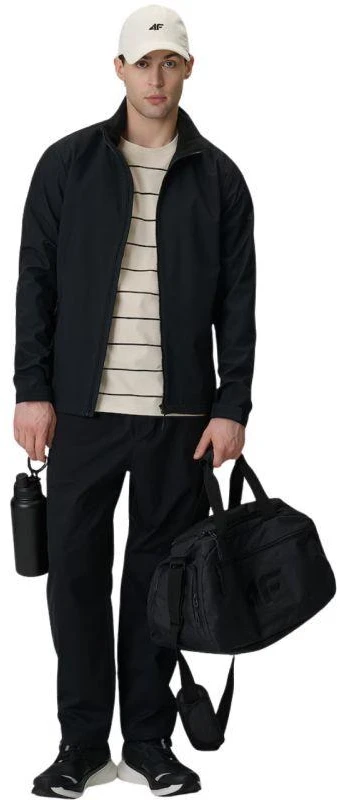 Vyriška „softshell“ striukė 4F M548, sodriai juoda 4FWSS26TSOFM548 20S