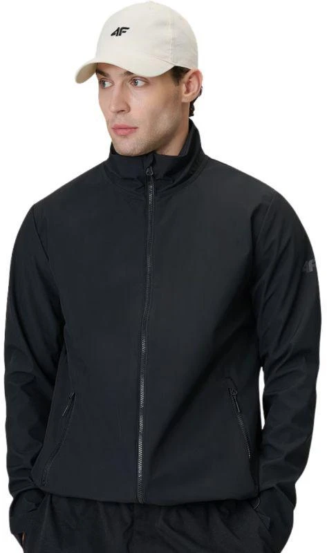 Vyriška „softshell“ striukė 4F M548, sodriai juoda 4FWSS26TSOFM548 20S