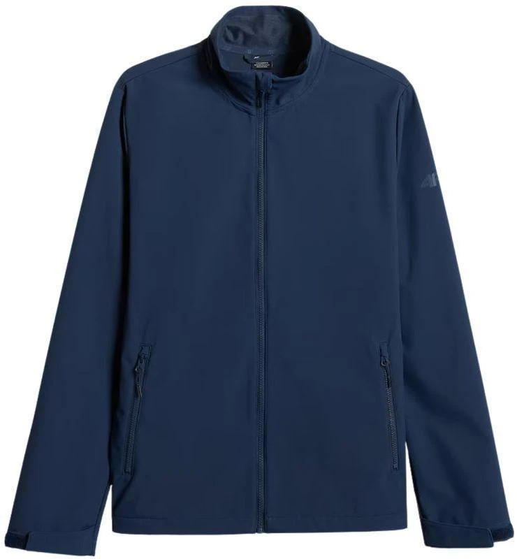 Vyriška softshell striukė 4F M548 tamsiai mėlyna 4FWSS26TSOFM548 31S