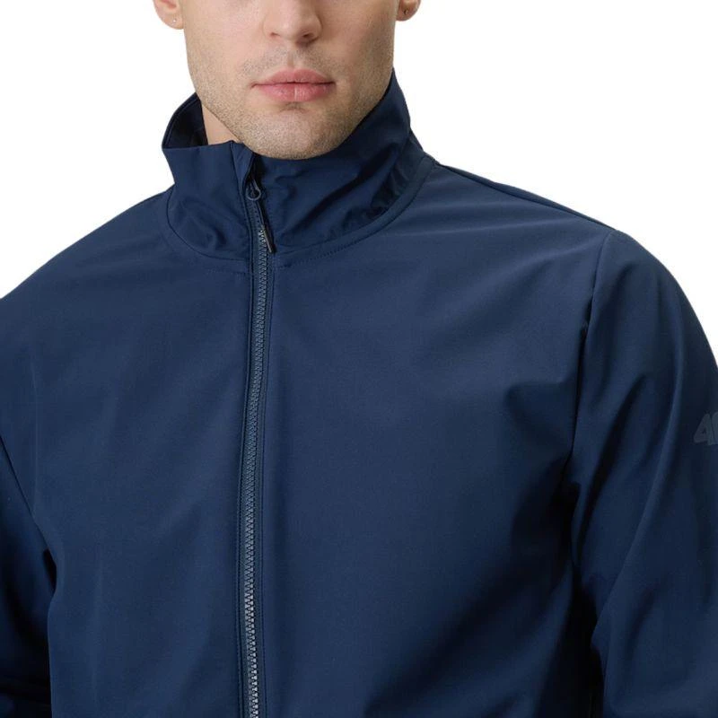 Vyriška softshell striukė 4F M548 tamsiai mėlyna 4FWSS26TSOFM548 31S