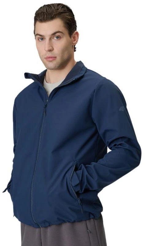 Vyriška softshell striukė 4F M548 tamsiai mėlyna 4FWSS26TSOFM548 31S