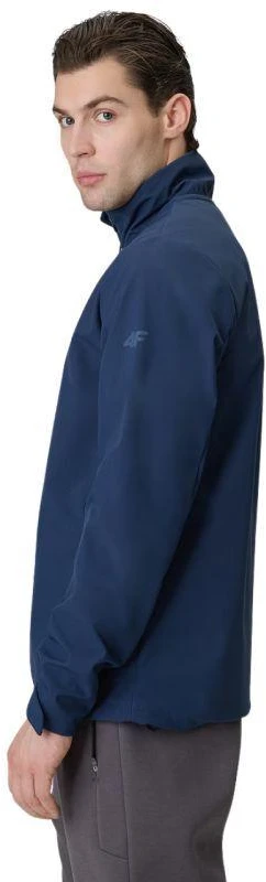 Vyriška softshell striukė 4F M548 tamsiai mėlyna 4FWSS26TSOFM548 31S