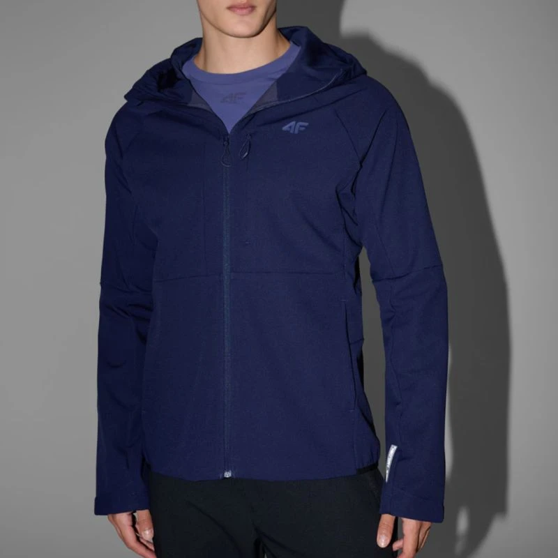 Vyriška softshell striukė 4F, tamsiai mėlyna