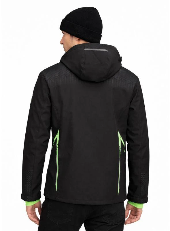 Vyriška „Softshell“ striukė „Geographical Norway Trelino“ Juodas-Žalias Db Men 0124, juoda / žalia (WZ8556H/GN-Juodas / Žalias)