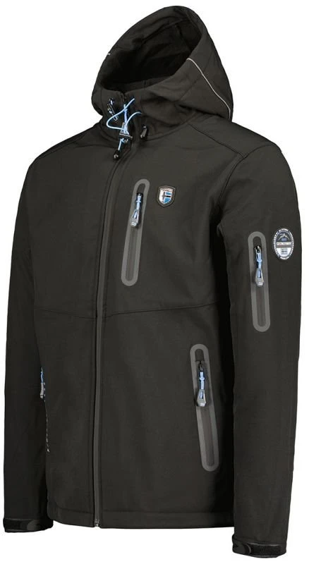 Vyriška softshell striukė Geographical Norway Taxillus DB 056, juoda