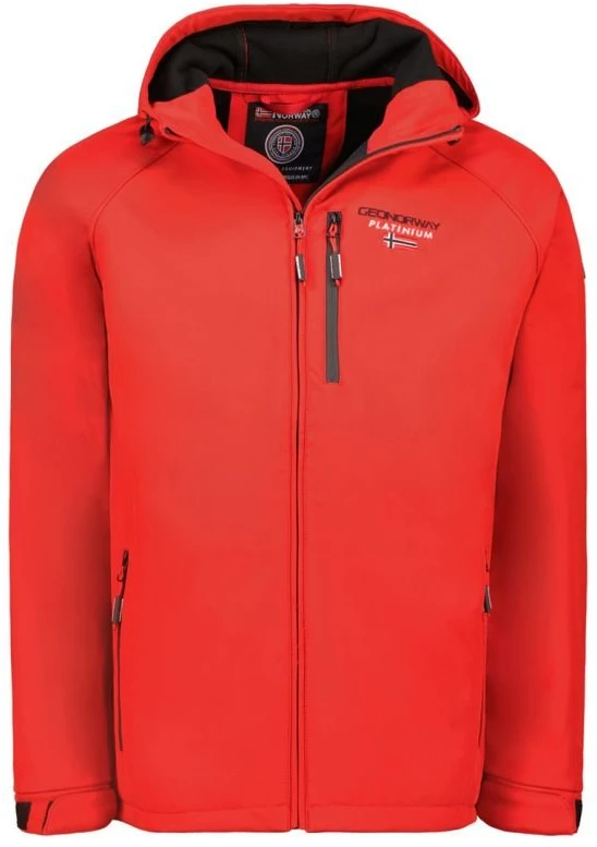 Vyriška softshell striukė Geographical Norway Takito, raudona