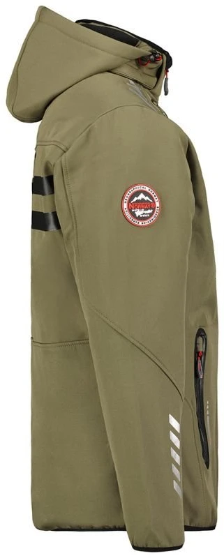 Vyriška softshell striukė Geographical Norway Royaute, chaki ir juoda